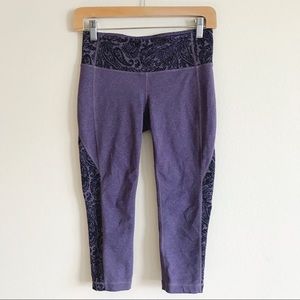 Athleta | Splits Revelation Paisley Capri Pants